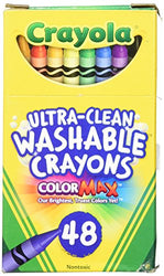 Crayola Ultra Clean Washable Crayons (1-Pack of 48)