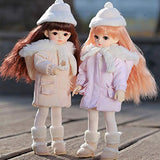 Shugo Fairy Hebbe 1/6 N Doll Cute Warm Sunshine Down Coat Winter Outgoing Twins Sister Full Set F As in Pic Freestyle Face Up
