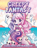 Creepy Fantasy Kawaii Pastel Goth Coloring Book: Cute and Creepy Horror Gothic Coloring Pages for Adults