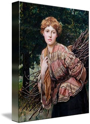 Wall Art Print Entitled Valentine Cameron Prinsep - The Gamekeeper's Daugh by Celestial Images | 8 x 10