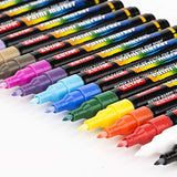 ZEYAR Premium Acrylic Paint Pen, Water Based, Extra Fine Point Tip,18 colors, Opaque Ink, Odorless, Acid Free and Safe to use, Environmental friendly.