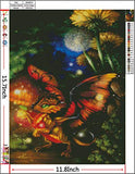 Diamond Painting Kits for Adults Full Drill - 5D Diamond Art Kits with Painting by Number Kits - Great Decor for Home,Living Room,Office,Kitchen,Shop (Dragon Fly)