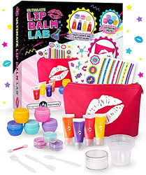Original Stationery Make Your Own Lip Balm Lab, Great Makeup Kit for Girls, DIY Lip Gloss Making Kit and Lip Balm Making Kit, Perfect Gift for 9 Year Old Girl and 11 Year Old Girl Gift Ideas
