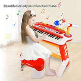 BAOLI 37 Keys Musical Toy Keyboard Multi-Functional Piano Instrument Electronic Organ for Kids