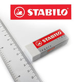 Pack of 6 Stabilo Legend Plastic Rubber Eraser - One of Each Colour