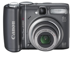 Canon PowerShot A590IS 8MP Digital Camera with 4x Optical Image Stabilized Zoom (OLD MODEL)