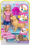 Barbie Newborn Pups Doll & Pets