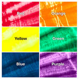Tulip One-Step Tie-Dye Kit 6 Rainbow, 4 Bonus Refill Packs, Long Lasting Results, Endless Designs Tie Dye, Color Collection