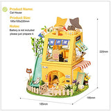 Rolife DIY Miniature Dollhouse Kit 3D Wooden Dolls House Kits to Build for Teens Adults Doll House 1:24 Scale Craft Gifts, Christmas Gfit