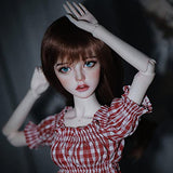 KSYXSL BJD Dolls, Original Design 1/3 BJD Doll 61Cm 24 Inch Ball Jointed Doll with Clothes Outfit Shoes Wig Hair Makeup, Best Gift Anime Toys for Girls