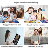 5D Diamond Painting Kits for Adults - Stay Wild Moon Child Paint with Diamonds Full Round Drill 5D Diamond Dots Craft Diamond Art Kits - for Home Wall Decor and Adults Kids DIY Gift 12 X 16 inch
