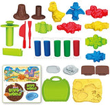 Clay Dinosaur Toys Set for Kids - Magic Modeling Clay 26 Pieces - Safe & Non Toxic 3D Dinosaur Figures for Kids – for Boys and Girls Age 3-12 Years Old
