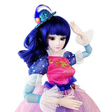 EVA BJD Ysera 1/3 BJD Doll Fashion Girl 24inch 60cm 19 Ball Jointed Dolls Baby Doll Toy Gift
