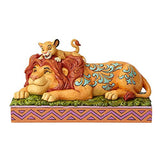 Enesco 6000972 Disney Traditions by Jim Shore Lion King Simba and Mufasa Father's Pride Figurine, 4.41 Inch, Multicolor