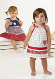 Simplicity Vintage New Look Patterns UN6353A Babies' Dresses and Panties, A (NB-S-M-L)
