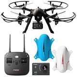 F100GP New Ultimate Drone Package Long Range 1080p HD Drone with Camera and Brushless Motor