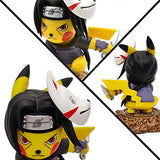 Itachi Cosplay Pikachu Action Figure Naruto Cosplay Pokemon Figure Anime Toy Collectibles Model Gift (Itachi)