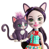 Enchantimals Ciesta Cat Doll & Climber Animal Figure, 6-inch Small Doll with Removable Skirt, Shoes, and Headpiece, Great Gift for 3 to 8 Year Olds [Amazon Exclusive]