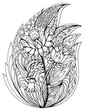 Creative Haven Floral Frenzy Coloring Book (Creative Haven Coloring Books)