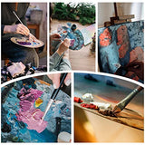 Locsyuve Acrylic Paint Set, 24 Vivid Colors (22 ml/0.74 oz) Craft Paints Supplies for Artists Kids Students Beginners, Canvas Ceramic Wood Fabric Rock Painting Supplies, Rich Pigments Non Toxic Paints