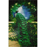 Trayosin 5D Full Diamond Painting Kits for Adults Large Diamond Green Peacock