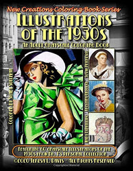 New Creations Coloring Book Series: Illustrations of the 1930s