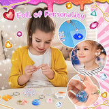 Arts and Crafts for Kids Ages 8-12: Crafts for Girls Ages 8-12, DIY Jewelry Making Kits Toys for 5-12 Year Old Girls, Epoxy Resin Molds for Personalized Gift, 4 5 6 7 8 Year Old Girl Birthday Gift