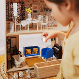 35 Pcs Miniature Dollhouse Accessories 10 Miniature Vase Model 25 Fake Miniature Flower Toys Tiny Houses Accessories Decoration DIY Micro Landscape Dollhouse Decoration Accessories