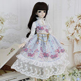 BJD Doll Clothes Lolita Style Dress Suit for SD BB Girl Ball Jointed Dolls,J,1/3