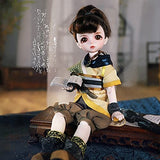 Bjd Dolls 1/6 Sd Doll 11 Inch 28 Ball Joint Doll Fairy Diy Toy Gift Rotatable Joints with Wig Dress Nice Shoes Beautiful Gift for Children Birthday（does Not Include the Props in the Hands of the Doll）