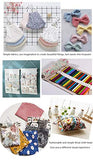 CSZhou-10 Pieces/Batch of 9.8 Inches 9.8 Inches (25 cm 25 cm) Different Color Cotton Fabric Quilting Fabric Sewing Fabric by The Yard Fabric Bundle Fabric Square Patchwork DIY Sewing Scrap Booking