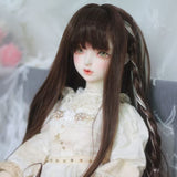 1/3 1/4 1/6 Bjd Doll Wig Accessories Dark Borwn Long Curly Wig for 60cm Doll Girls DIY Toys Natural Fluffy and Strong Fairy Fluttering with Unique Personality
