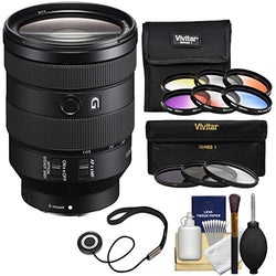 Sony Alpha E-Mount FE 24-105mm f/4.0 G OSS Zoom Lens with 3 UV/CPL/ND8 & 6 Graduated Color Filters + Kit