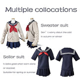 Himiko Toga Cosplay Outfit Halloween Anime Uniform Sailor JK Costumes Dress Set