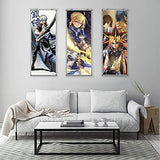 Anime Scroll Poster for Saber - Fabric Prints 100 cm x 40 cm | Premium and Artistic Anime Theme Gift | Japanese Manga Hanging Wall Art Room Decor