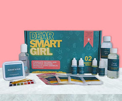 Dear Smart Girl Cosmetic Engineering STEM Kit for Girls Ages 6-12 / DIY Hand Soap and Scrub Kit / Make Your Own STEM Craft Kit