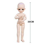 UCanaan BJD Doll, 1/6 SD Dolls 12 Inch 18 Ball Jointed Doll DIY Toys with Full Set Clothes Shoes Wig Makeup, Best Gift for Girls-Han Xia