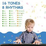 RenFox 49 Key Piano Keyboard Portable Electronic Kids Piano Keyboard Beginner Digital Music Piano Keyboard & Microphone Teaching Toy Gift for Kids Boy Girl