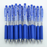 Pentel Wow! Retractable Liquid Gel Pen, Fine .7mm Metal Tip, Blue Ink, Bulk Lot of 15 (K437)