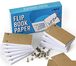 Blank Flip Book Paper with Holes - 720 Sheets (1480 Pages) Flipbook Animation Paper : Works with Flip Book Kit Light Pads: for Drawing, Sketching Supplies/Comic Book Kit - Drawing Paper Animation Kit