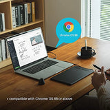 HUION Inspiroy H580X Drawing Tablet 8x5 Inch Digital Graphics Tablet Chromebook with 8192 Pressure Level PW310 Stylus Pen Battery-Free, Real Pen Write Notes and Draw on Paper & Computer Synchronize to