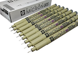 Sakura Pigma Micron pen 005 Black ink marker felt tip pen, Archival pigment ink, fine point for