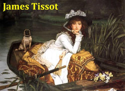 412 Color Paintings of James Tissot (James Jacques Joseph Tissot) - French Realist Painter (October 15, 1836 - August 8, 1902)
