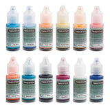 TIMBERTECH Acrylic Airbrush Paint Ⅱ, Professional 12x10ml Airbrush Color Set Acrylic Model Paint, Quick Drying Water Based, Rich Vivid Colors for Artists, Students, Beginners