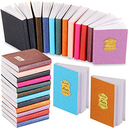 24 Pieces 1:12 Scale Miniatures Dollhouse Books Assorted Miniatures Books Dollhouse Mini Books Dollhouse Decoration Accessories Doll Toy Supplies for Boys Girls Pretend Play