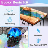 LET'S RESIN Resin Epoxy Kit, 1.5 Gallon Bubble Free & Crystal Clear Epoxy Resin Supplies with Measuring Cups,Stir Stick,Gloves,Resin and Hardener for Mold Casting,Table Top,Jewelry,Art,Craft