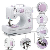 Arcanthite Mini Sewing Machine (Extension stand, Sewing Supplies set, Thread Snip included) - Electric Overlock Sewing Machines - Small Household Sewing Handheld Tool AT-005-A13