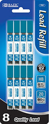BAZIC 20 Ct. 0.7mm Mechanical Pencil Leads (8/pack) (781)