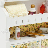 Odoria 1:12 Miniature Makeup Towels Mini Perfume Make up Set Dollhouse Bathroom Furniture Accessories