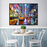 5d Full DIY Diamond Painting New York City Crystal Round Art Painting for Adults Rhinestone Embroidery Kits